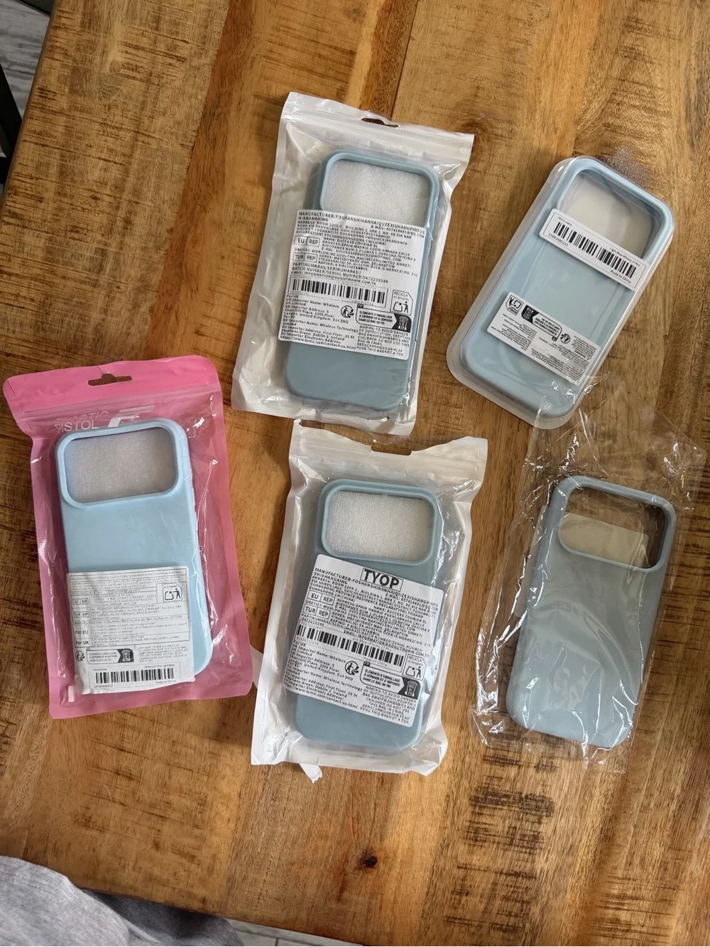 Soft Light Blue Silicone Phone Case - Compatible Cell Phone Accessory